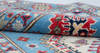Kazak Light Blue Hand Knotted 40 X 58  Area Rug 700-157764 Thumb 7