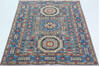 Kazak Grey Hand Knotted 42 X 59  Area Rug 700-157765 Thumb 1