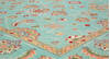 Kazak Green Hand Knotted 57 X 710 Area Rug 700-157767 Thumb 3