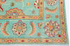 Kazak Green Hand Knotted 57 X 710 Area Rug 700-157767 Thumb 4