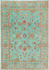 Kazak Green Hand Knotted 57 X 710 Area Rug 700-157767 Thumb 0