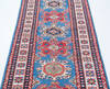 Kazak Blue Runner Hand Knotted 27 X 96 Area Rug 700-157768 Thumb 4