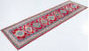 Kazak Red Runner Hand Knotted 28 X 98 Area Rug 700-157769 Thumb 2