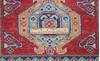 Kazak Red Runner Hand Knotted 28 X 98 Area Rug 700-157769 Thumb 8