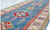 Kazak Blue Runner Hand Knotted 27 X 97 Area Rug 700-157770 Thumb 3