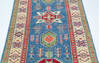 Kazak Blue Runner Hand Knotted 27 X 97 Area Rug 700-157770 Thumb 5