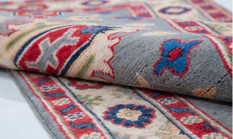 Kazak Blue Runner Hand Knotted 29 X 84 Area Rug 700-157772 Image 7