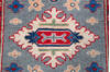 Kazak Blue Runner Hand Knotted 29 X 84 Area Rug 700-157772 Thumb 6