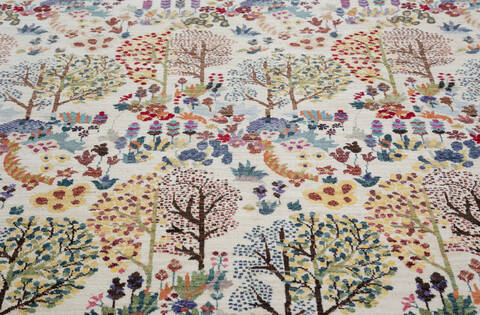 Chobi White Hand Knotted 59 X 81 Area Rug 700-157773 Image 5
