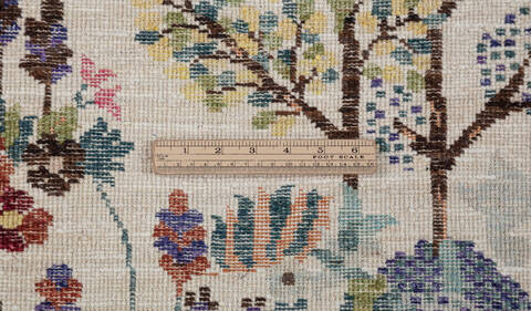 Chobi White Hand Knotted 59 X 81 Area Rug 700-157773 Image 8