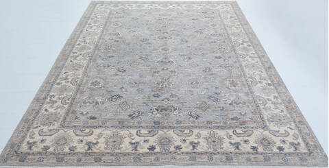 Chobi Light Gray Hand Knotted 80 X 100 Area Rug 700-157775 Image 1