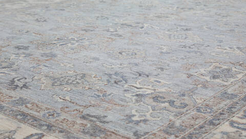 Chobi Light Gray Hand Knotted 80 X 100 Area Rug 700-157775 Image 3