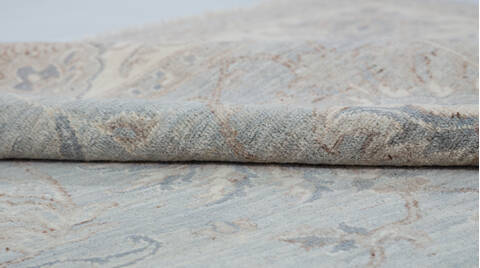 Chobi Light Blue Hand Knotted 710 X 910  Area Rug 700-157776 Image 7