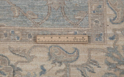 Chobi Light Blue Hand Knotted 710 X 910  Area Rug 700-157776 Image 8