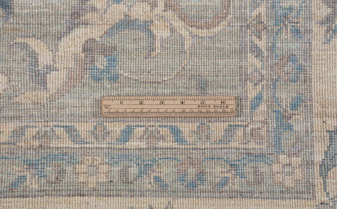 Chobi Light Gray Hand Knotted 90 X 1111 Area Rug 700-157777 Image 8