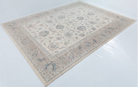 Chobi Beige Hand Knotted 90 X 1111 Area Rug 700-157778 Image 2