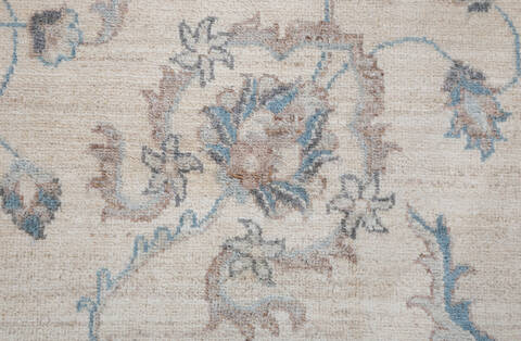 Chobi Beige Hand Knotted 90 X 1111 Area Rug 700-157778 Image 6