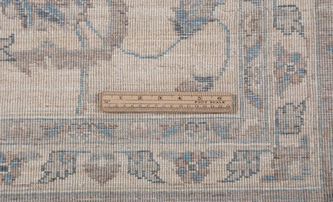 Chobi Beige Hand Knotted 90 X 1111 Area Rug 700-157778 Image 8