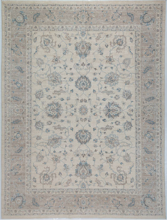 Chobi Beige Hand Knotted 90 X 1111 Area Rug 700-157778 Image 0
