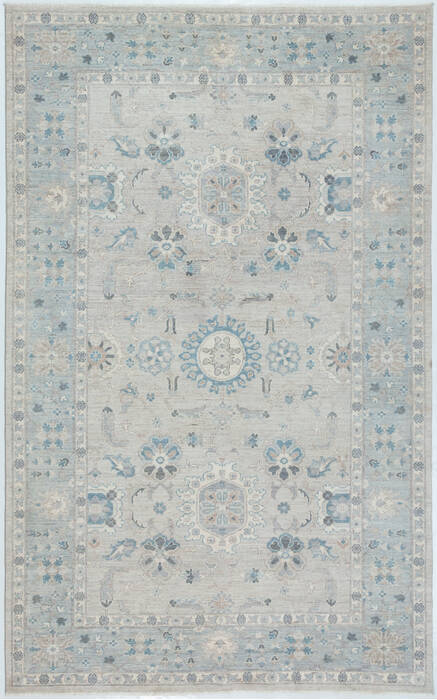 Chobi Beige Hand Knotted 61 X 99  Area Rug 700-157779 Image 0