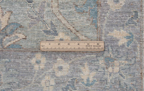 Chobi Grey Runner Hand Knotted 210 X 1510 Area Rug 700-157783 Image 7