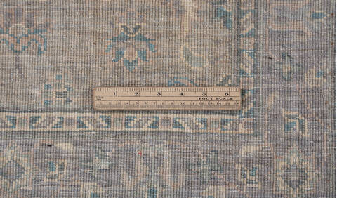 Chobi Grey Runner Hand Knotted 27 X 910 Area Rug 700-157784 Image 8