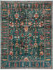 Chobi Green Hand Knotted 53 X 68  Area Rug 700-157786 Thumb 0