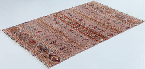 Chobi Pink Hand Knotted 40 X 63 Area Rug 700-157788 Image 2