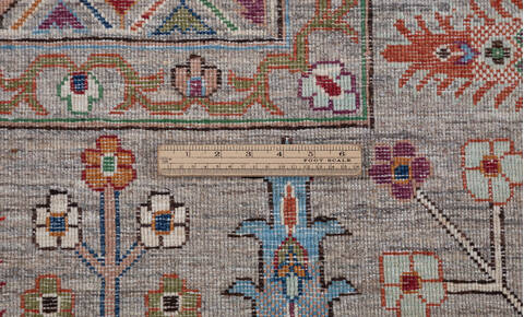 Chobi Brown Hand Knotted 82 X 910  Area Rug 700-157791 Image 8