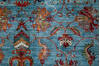 Chobi Blue Hand Knotted 69 X 99  Area Rug 700-157792 Thumb 6