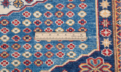 Kazak Blue Hand Knotted 50 X 64  Area Rug 700-157793 Image 8