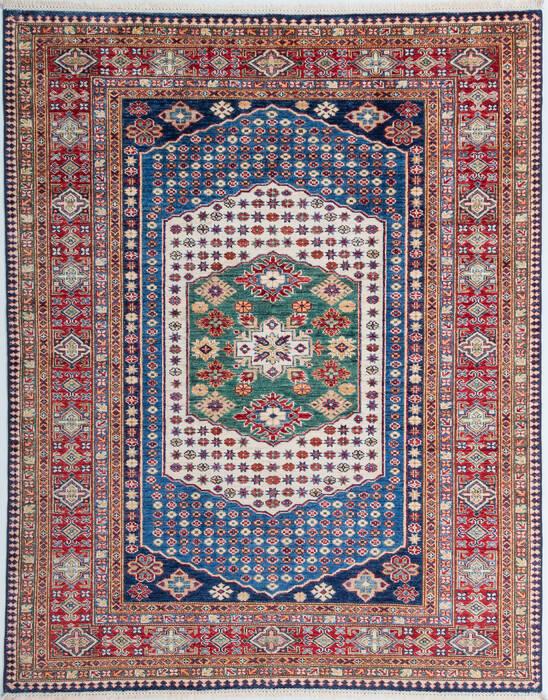 Kazak Blue Hand Knotted 50 X 64  Area Rug 700-157793 Image 0