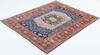 Kazak Blue Hand Knotted 50 X 64  Area Rug 700-157793 Thumb 2