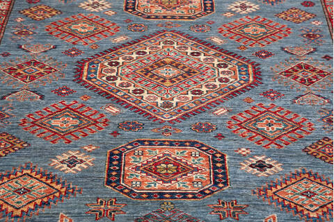 Kazak Grey Hand Knotted 510 X 80  Area Rug 700-157794 Image 5