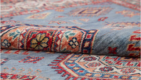 Kazak Grey Hand Knotted 510 X 80  Area Rug 700-157794 Image 7