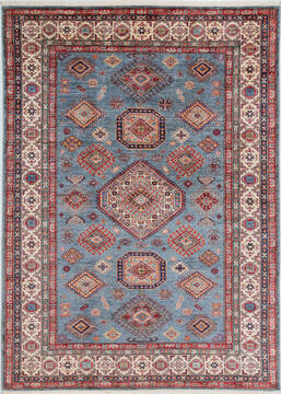 Kazak Grey Hand Knotted 5'10" X 8'0"  Area Rug 700-157794