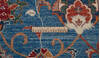 Chobi Blue Hand Knotted 82 X 99  Area Rug 700-157801 Thumb 8
