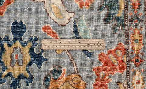 Chobi Grey Hand Knotted 57 X 79  Area Rug 700-157803 Image 8