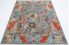 Chobi Grey Hand Knotted 57 X 79  Area Rug 700-157803 Thumb 1