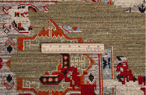 Chobi Multicolor Hand Knotted 50 X 67  Area Rug 700-157805 Image 8