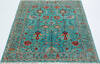 Chobi Green Hand Knotted 52 X 67  Area Rug 700-157807 Thumb 1