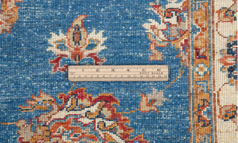 Chobi Blue Hand Knotted 40 X 58  Area Rug 700-157808 Image 8