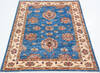 Chobi Blue Hand Knotted 40 X 58  Area Rug 700-157808 Thumb 1