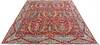 Chobi Red Hand Knotted 83 X 99  Area Rug 700-157815 Thumb 1