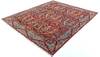 Chobi Red Hand Knotted 83 X 99  Area Rug 700-157815 Thumb 2