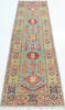 Kazak Blue Runner Hand Knotted 29 X 104  Area Rug 700-157816 Thumb 1