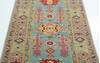 Kazak Blue Runner Hand Knotted 29 X 104  Area Rug 700-157816 Thumb 5
