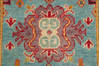 Kazak Blue Runner Hand Knotted 29 X 104  Area Rug 700-157816 Thumb 6