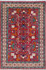 Kazak Red Hand Knotted 60 X 89  Area Rug 700-157817 Thumb 0