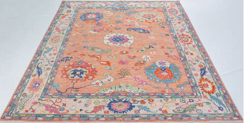 Kazak Pink Hand Knotted 82 X 910  Area Rug 700-157818 Image 1